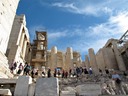 The Last Few Steps to The Top of The Acropolis